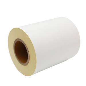 65gsm POS Thermal Paper + Antifreeze Hotmelt Adhesive + 50gsm Yellow Glassine Release Paper